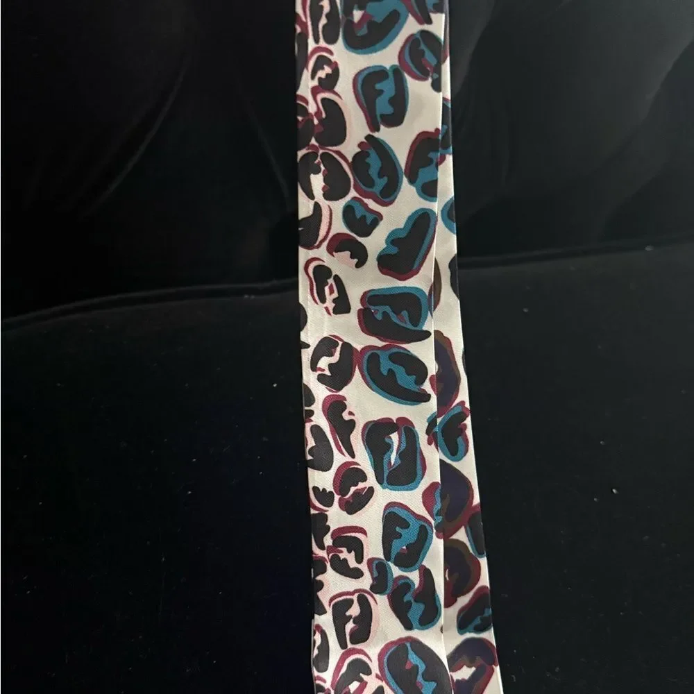 Brand new Fendi twirly Stylish Leopard  design ff all over